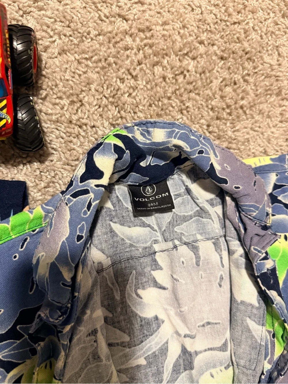 Volcom Kids Tropical Floral Matching Sets in Navy, Orange, Lime, Purple